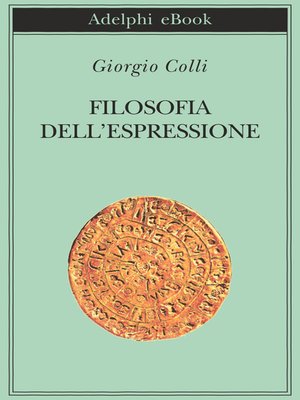 cover image of Filosofia dell'espressione